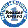 Practical Homeschooling Reader Award