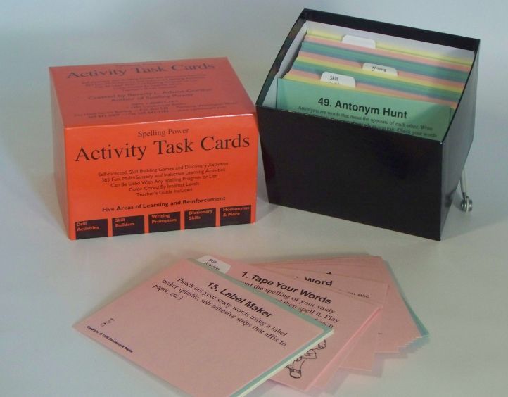 Spelling Power's Activity Task Cards