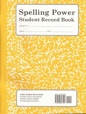 Yellow Student Record Book